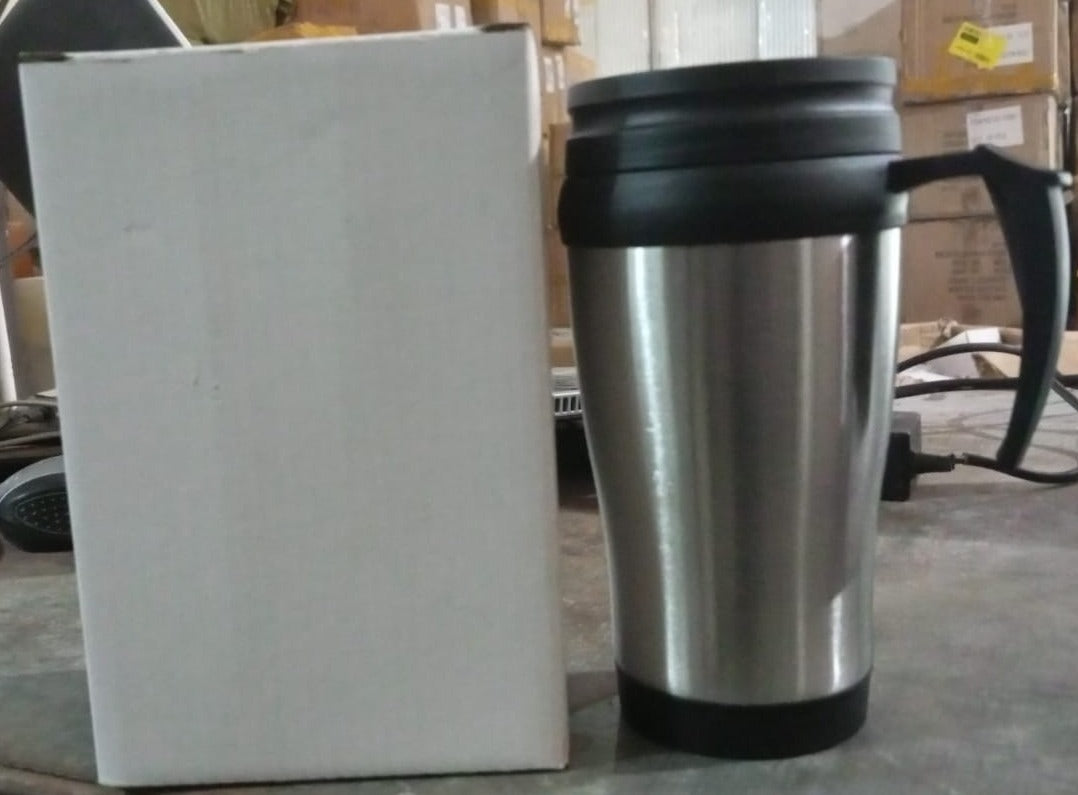 Stainless Steel Vacuum Glass Insulated Glass Coffee Cups (With Lid & Handle / 1 pc) Stainless Steel Vacuum Glass Insulated Glass Coffee Cups (With Lid & Handle / 1 pc)